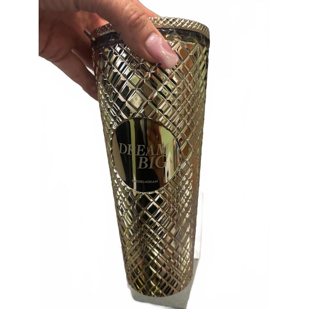 Rachel Miriam Gold Dream Big Tumbler